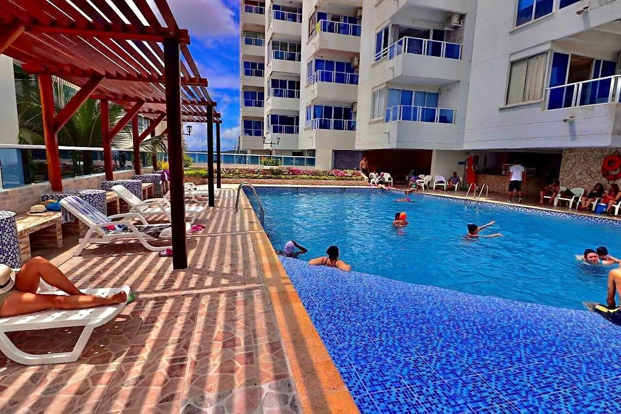 Lindo Apartamento En Cartagena El Laguito Bocagrande Con Vista Al Mar 0*,  Colombia